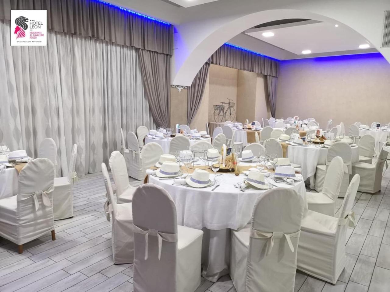 Hotel Leon - Ristorante Al Cavallino Rosso 산 조반니 로톤도 외부 사진